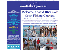 Tablet Screenshot of bksfishing.com.au